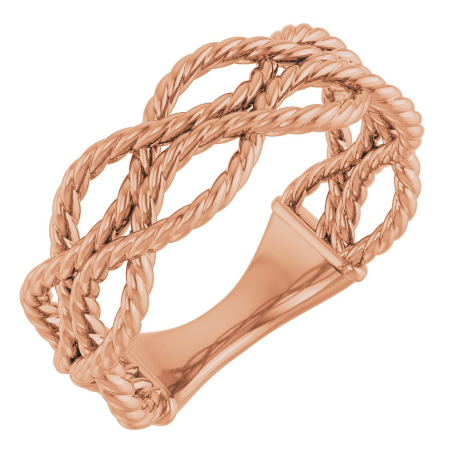 14K Rope Ring