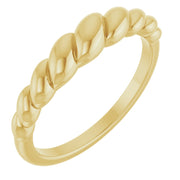 14K Rope Dome Ring
