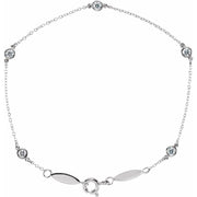 Natural Diamond Bezel-Set Station