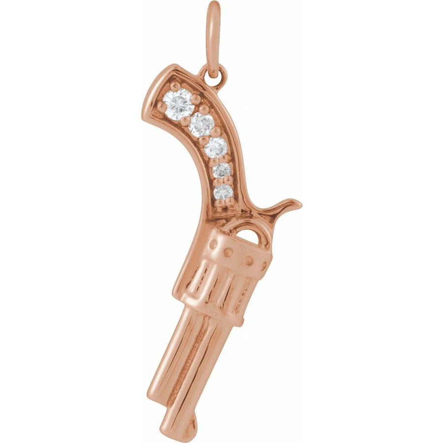 .05 CTW Natural Diamond Revolver Pendant