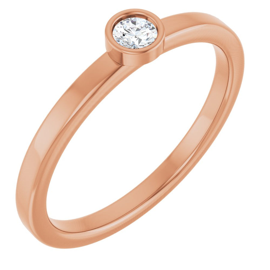 1/10 CT Natural Diamond Ring