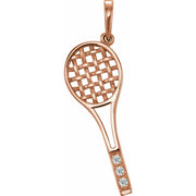 .01 CTW Natural Diamond Pendant