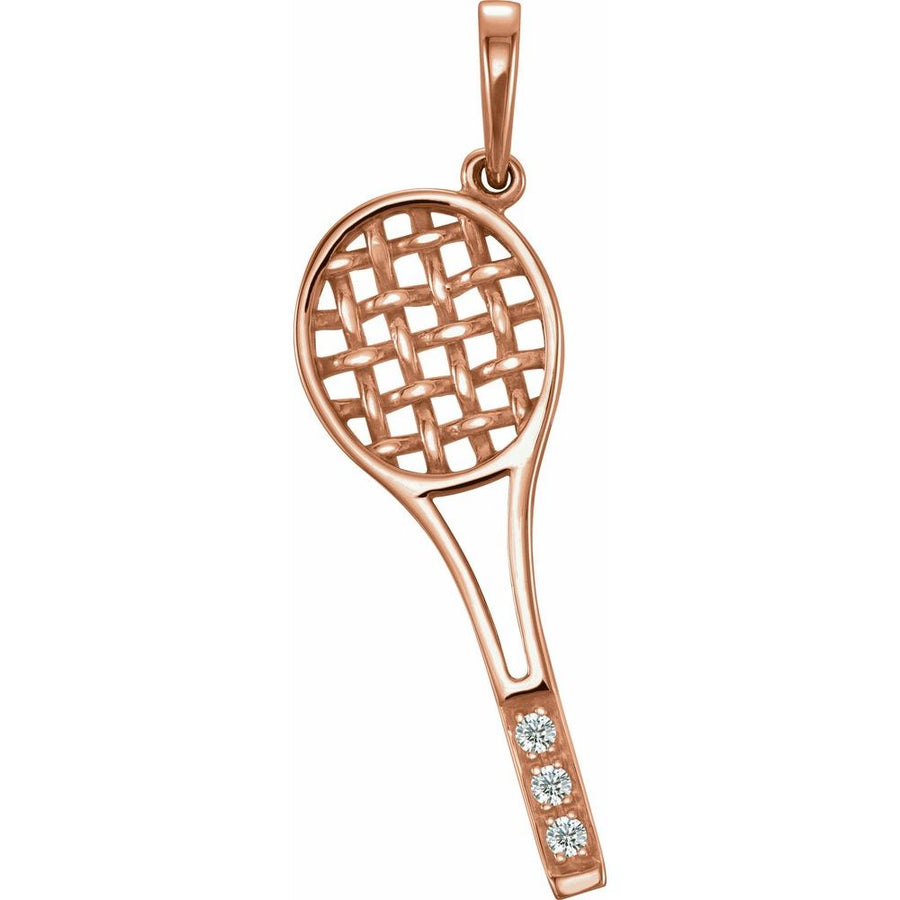 .01 CTW Natural Diamond Pendant