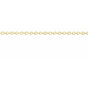 Recycled Metal 1 mm Cable Chain by the Inch