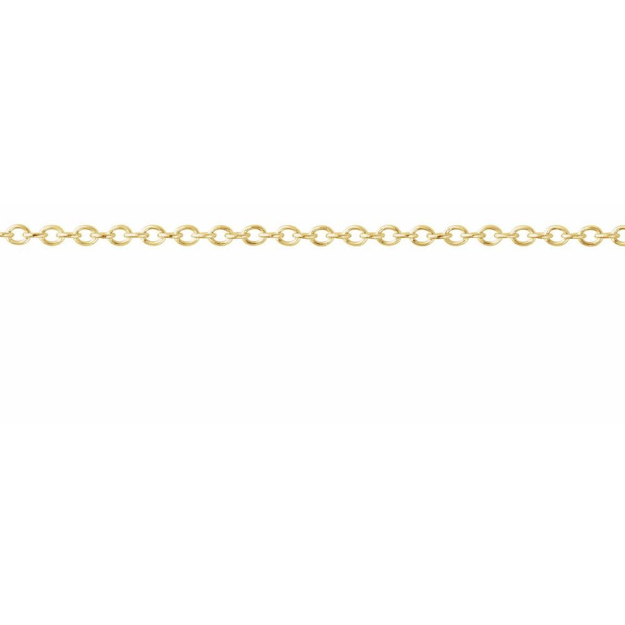 Recycled Metal 1 mm Cable Chain by the Inch